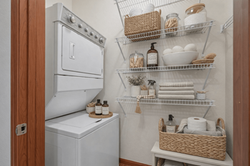 The estates at arbor oaks in-home laundry